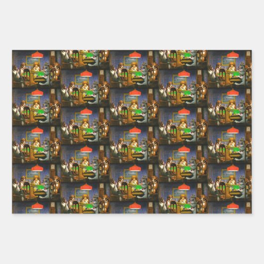 Een vriend die honden nodig heeft die pokercadeau inpakpapier vel (Voorkant 2)