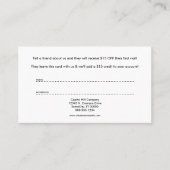 Een vriend doorverwijzen aanbevelingskaartje (Voorkant)