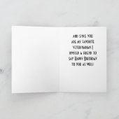 EEN VRIEND EN IK ZEGGEN "GELUKKIGE VERJAARDAG" DIE KAART (Binnen)