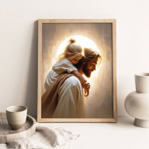 Een vriend en redder, Christelijke kunst, Beeld Je Poster