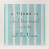 Een vriend heeft wat het hart nodig heeft Cute Fri Legpuzzel (Verticaal)
