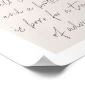 Een vriend houdt altijd van beige arch poster (Hoek)