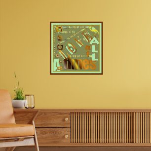 Een vriend houdt altijd van poster