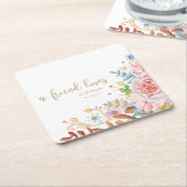 Een vriend houdt altijd van prov 17:17 kartonnen onderzetters (Schuin)