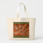 Een vriend houdt te allen tijde. - grote tote bag (Voorkant)