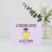 Een vriend houdt van briefkaart (Staand voorkant)