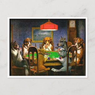 Een vriend in nood 1903 C.M.Coolidge Briefkaart