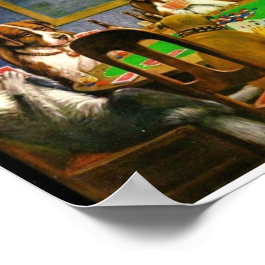 Een vriend in nood 1903 C.M.Coolidge Poster (Hoek)