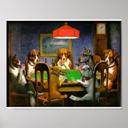 Een vriend in nood 1903 C.M.Coolidge Poster (Voorkant)