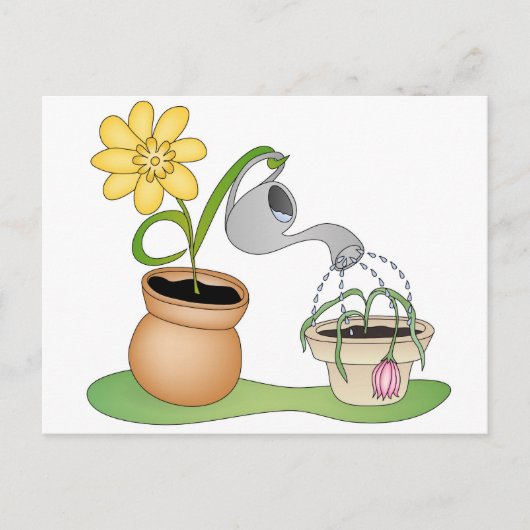 Een vriend in nood briefkaart (Voorkant)