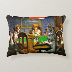 Een vriend in nood, honden die poker spelen, accent kussen