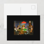 Een vriend in nood (honden die poker spelen) briefkaart (Voorkant / Achterkant)