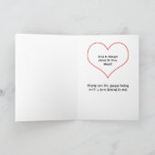 Een vriend is als een Bra-Wenskaart Kaart (Binnen)