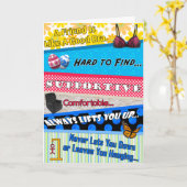 Een vriend is als een Bra-Wenskaart Kaart (Gele Bloem)