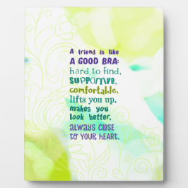 Een vriend is als een goed merk fotoplaat