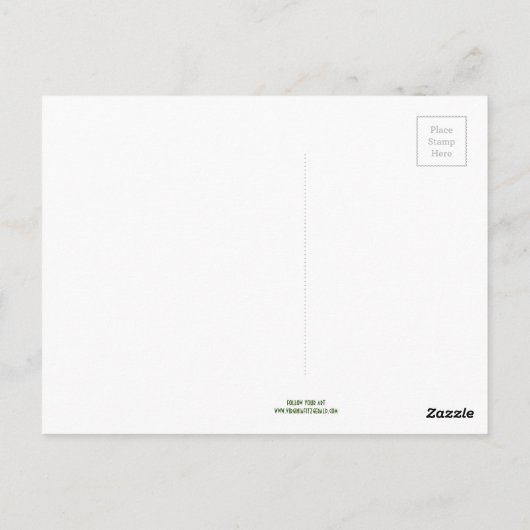 Een vriend is als een klaver van vier bladeren.. briefkaart (Achterkant)