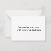 Een vriend is als een vier bladluiken Kaart van de Notitiekaartje (Achterkant)