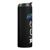 Een vriend is een cadeau. thermosbeker (Gedraaid links)