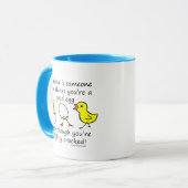 Een vriend is een grappig gezegde mok (Voorkant links)