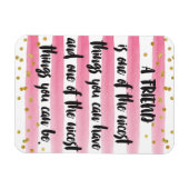 Een vriend is een van de leukste dingen die je kun magneet (Horizontaal)