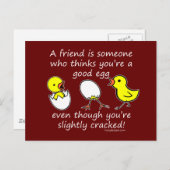 Een vriend is iemand briefkaart (Voorkant / Achterkant)