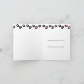 Een vriend is iemand die naar je hand reikt kaart (Binnen)