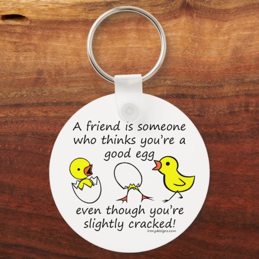 Een vriend is iemand sleutelhanger (Voorkant)