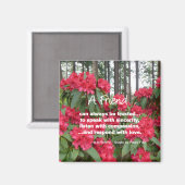 Een vriend kan altijd worden vertrouwd...Vriendsch Magneet (Voorkant / Achterkant)