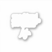 een vriend kan je hele leven veranderen sticker (Voorkant)