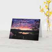 Een vriend kan ons hart raken... kaart (Gele Bloem)