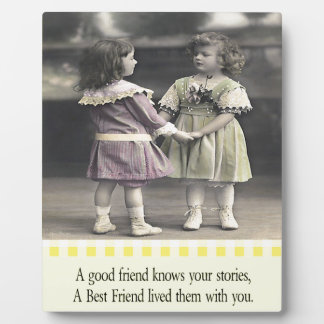 Een vriend kent je verhalen fotoplaat