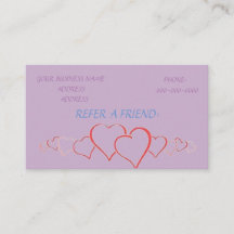 EEN VRIEND LOYALTY CARDS TERUG