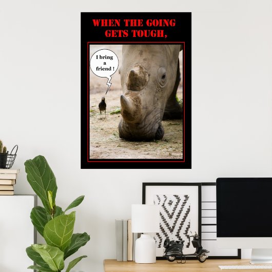 Een vriend meenemen poster (Thuiskantoor)