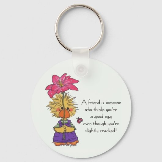 Een vriend sleutelhanger (Voorkant)