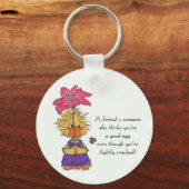 Een vriend sleutelhanger (Voorkant)