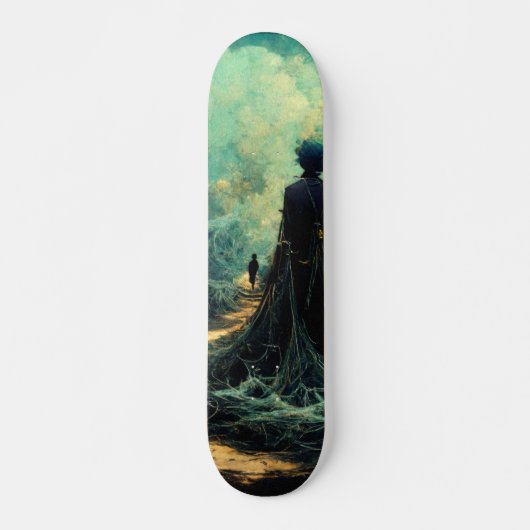 Een vriend uit een droomland CG art Persoonlijk Skateboard (Voorkant)