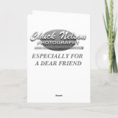 EEN VRIEND VAN HERTEN KAART (Achterkant)