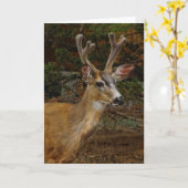 EEN VRIEND VAN HERTEN KAART (Gele Bloem)