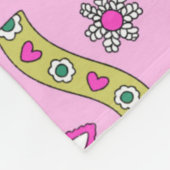 "Een vriend voor iedereen" Kitty Frog Friends Fleece Deken (Hoek)