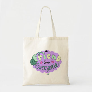 "Een vriend voor iedereen" Logo Tas