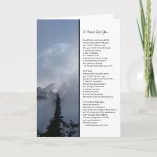 Een vriend zoals jij... kaart