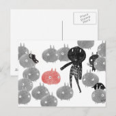 Een vriendelijk bezoek aan de bunnyland 2014 briefkaart (Voorkant / Achterkant)