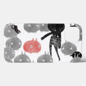 Een vriendelijk bezoek aan de bunnyland 2014 Case-Mate iPhone case (Achterkant (horizontaal))