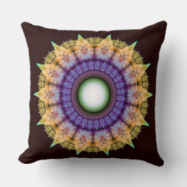 Een vriendelijk kleurrijk patroon uitstralen kussen