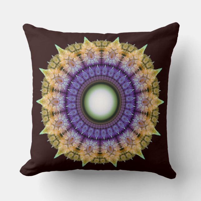 Een vriendelijk kleurrijk patroon uitstralen kussen (Voorkant)