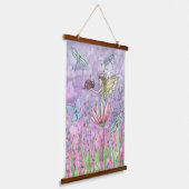 Een vriendelijk toneelstuk met een keiharde en vli hangend wandkleed (Gebogen)