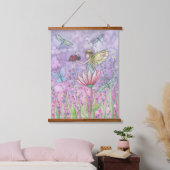 Een vriendelijk toneelstuk met een keiharde en vli hangend wandkleed (Slaapkamer)