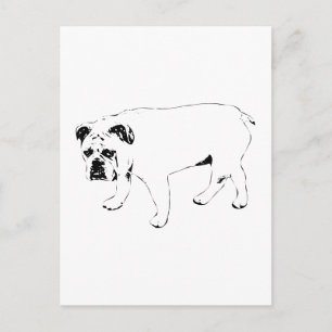 Een vriendelijke groet, inktpost briefkaart
