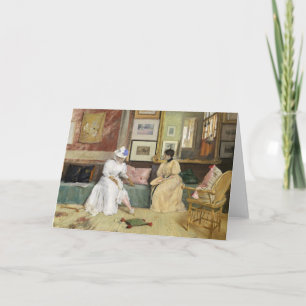 Een vriendelijke oproep   William Merritt Chase Kaart