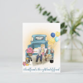 Een vriendelijke vriend feestdagenkaart (Staand voorkant)